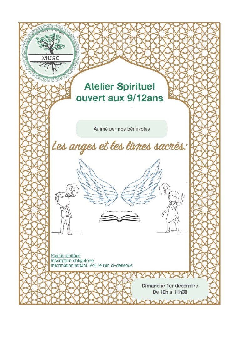 Atelier Spirituel 9/12 ans du 01.12.2024