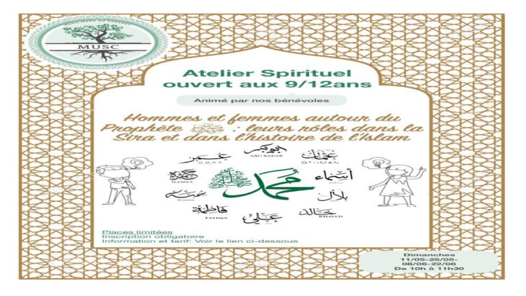 📢 Dernière ligne droite pour les ateliers spirituels 9-12 ans !